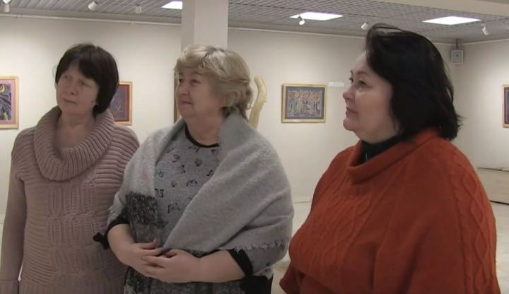 В Зеленодольской художественной галерее открылась выставка художника Хамита Латыпова «Глазами сердца»