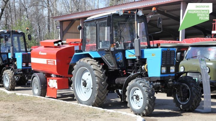 В 2024 году в Татарстане по нацпроекту «Экология» закупят 15 ед. техники и оборудования
