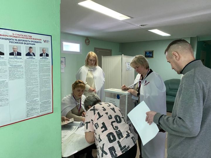 Пациенты Зеленодольской ЦРБ принимают участие в выборах Президента России