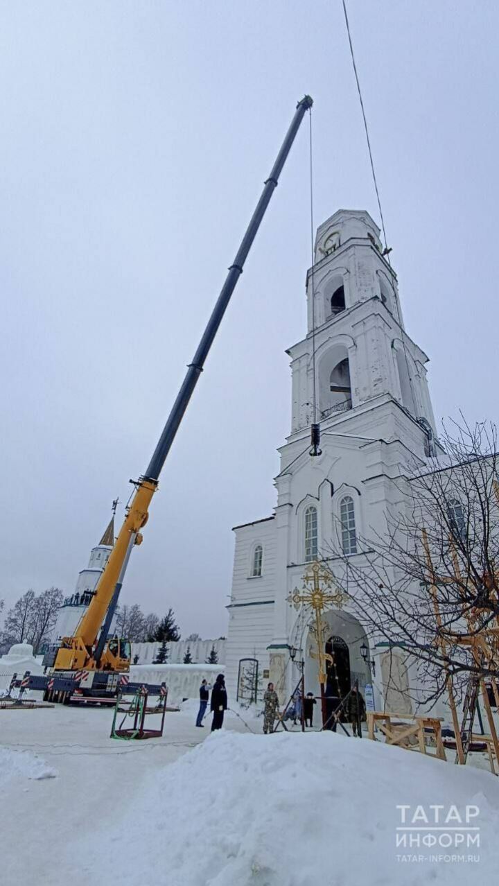 На колокольню Раифского монастыря вернут купол после реконструкции