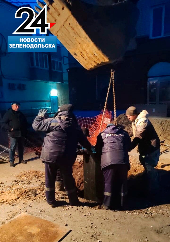 Ремонт одной из центральных улиц Зеленодольска продолжается