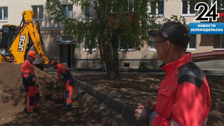 Зеленодольские дворы преображаются в рамках республиканской программы