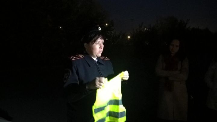 В ГАИ Татарстана обратили внимание на важность использования световозвращающих элементов