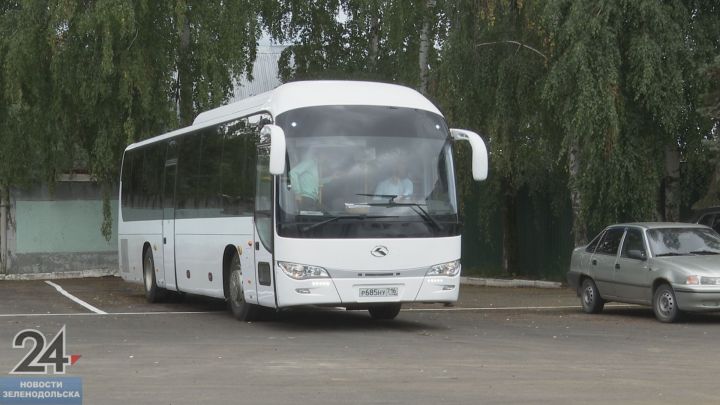 Из Зеленодольска в Казань начнет курсировать еще один новый автобус