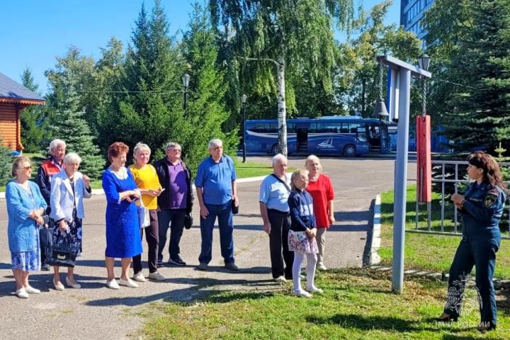 Музей пожарной охраны посетили активисты Совета ветеранов Зеленодольска.