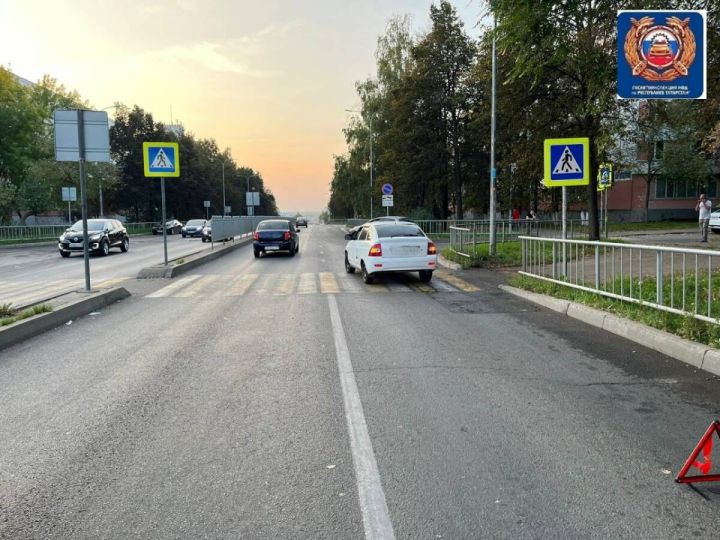 В Набережных Челнах 24-летний водитель сбил подростка на пешеходном переходе