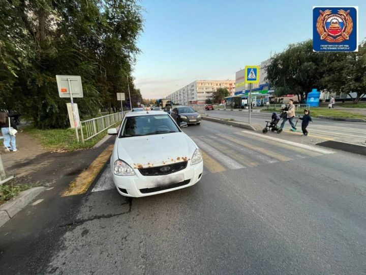 В Набережных Челнах 24-летний водитель сбил подростка на пешеходном переходе