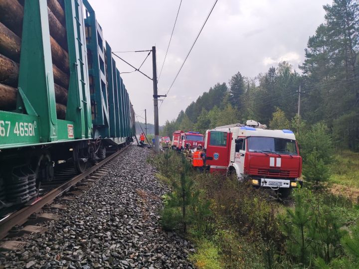 В Зеленодольском районе произошел пожар на железной дороге