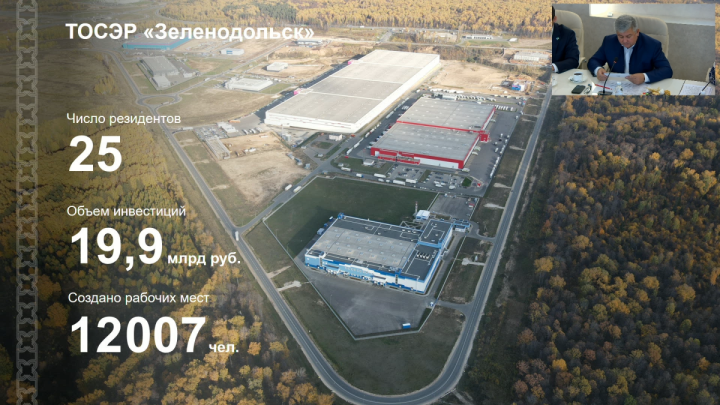Сколько промпарков в Зеленодольском районе