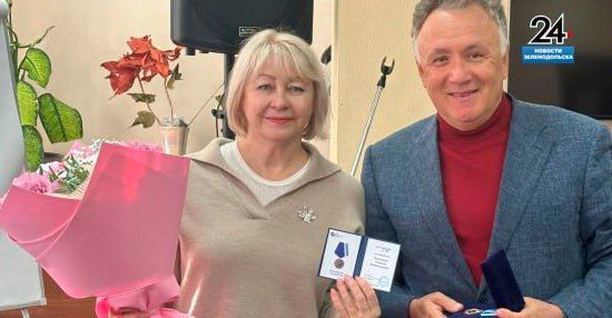 Зеленодольскому журналисту Татьяне Витовской вручили почётный нагрудный знак Союза журналистов России