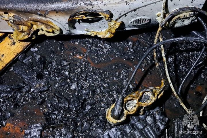 В Зеленодольске из-за неисправного электрооборудования произошел пожар на улице Чапаева