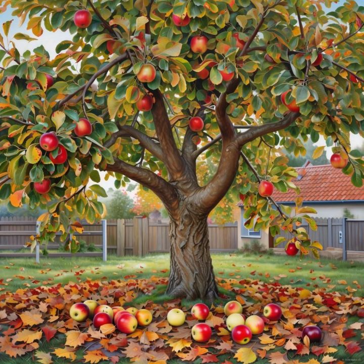 Как обрезать старую яблоню