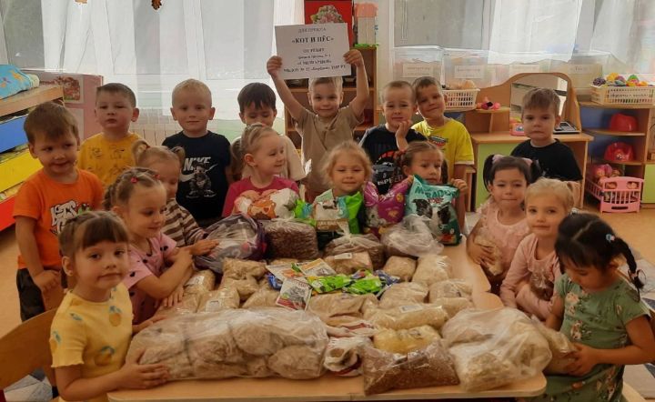 В детском саду «Березка» прошла встреча будущих орлят с директором Благотворительного фонда «Кот и пёс»