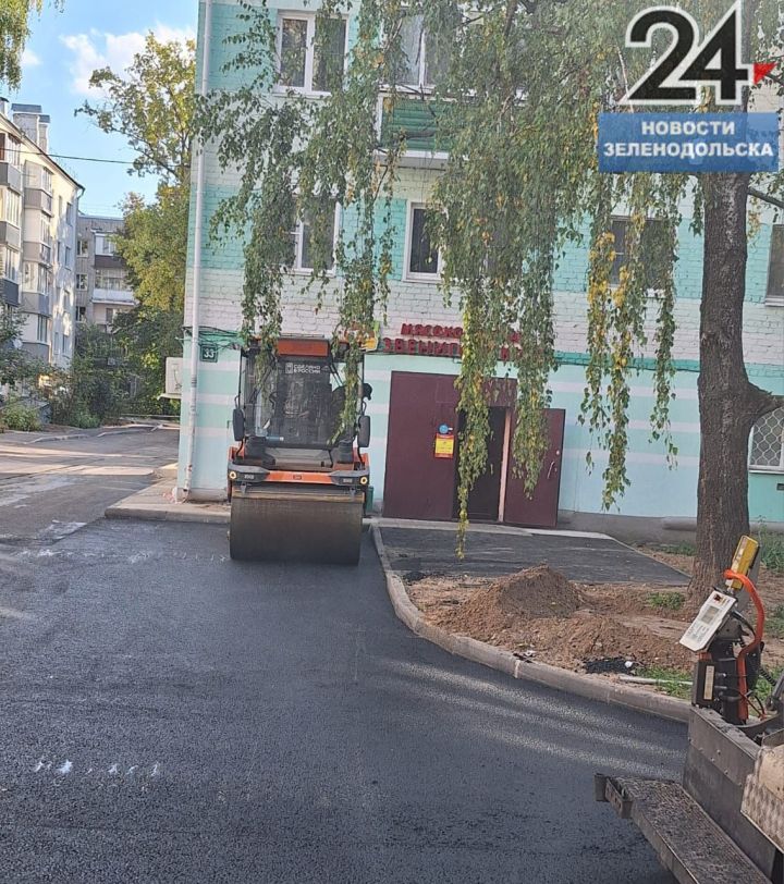 В Зеленодольском районе завершены работы по программе «Наш Двор»