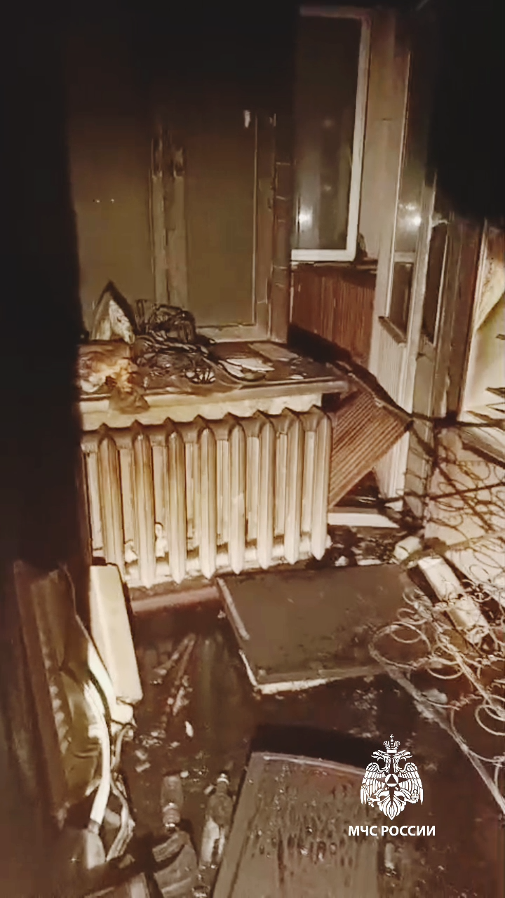 В Казани женщина погибла в пожаре: причиной возгорания стала сигарета