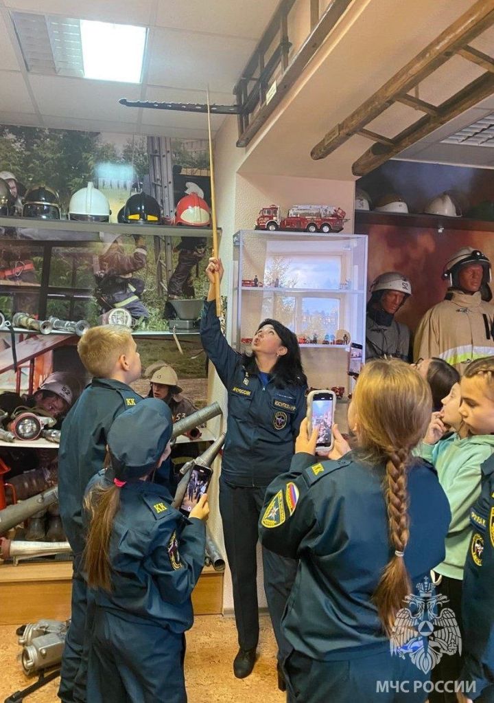Кадеты из  Васильево побывали в Музее пожарной охраны Зеленодольска