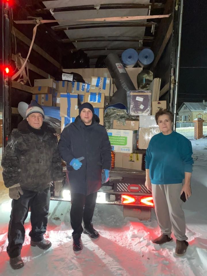 Из  Зеленодольского района отправилась новая партия гуманитарной помощи