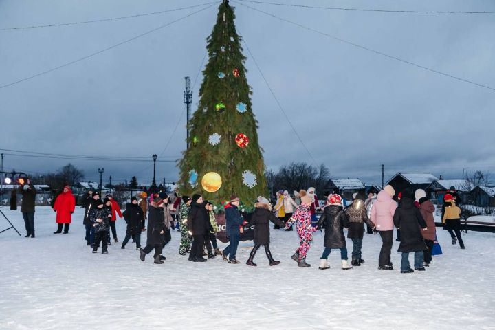 Марафон новогодних елок в Зеленодольском районе
