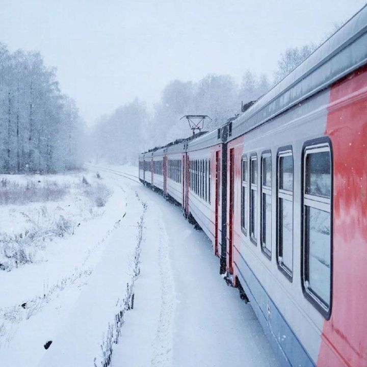 С 26 декабря по 12 января меняется расписание пригородных поездов Свияжск — Казань, Казань — Кукмор и Аэропорт — Казань