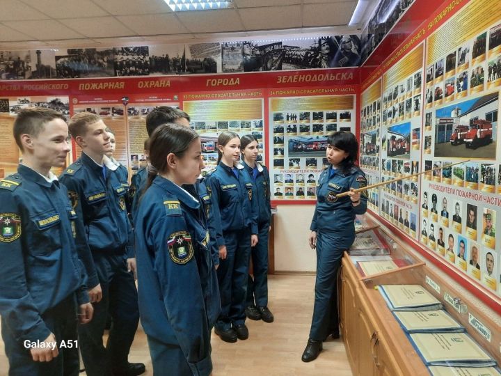 В Музее пожарной охраны Зеленодольска проводят экскурсии для школьников и кадетов