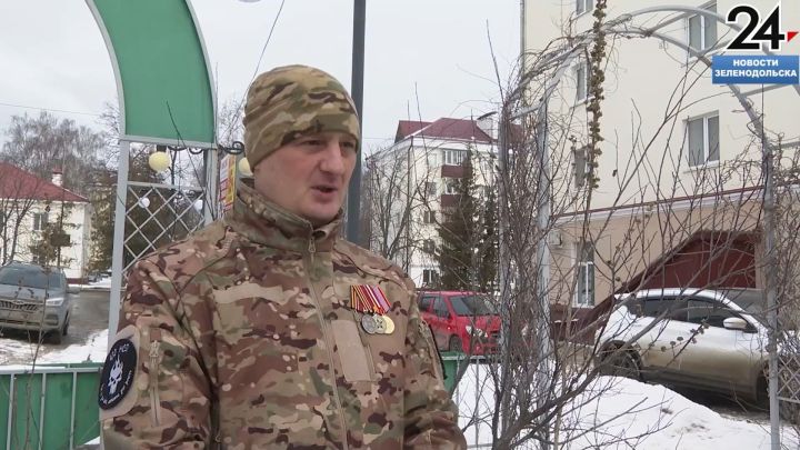 Командир взвода вернулся в отпуск из зоны СВО в Зеленодольск и рассказал о своей службе