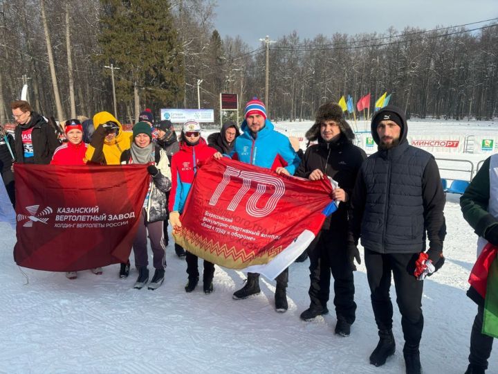 В Зеленодольске прошли республиканские соревнования среди работающей молодежи по лыжным гонкам