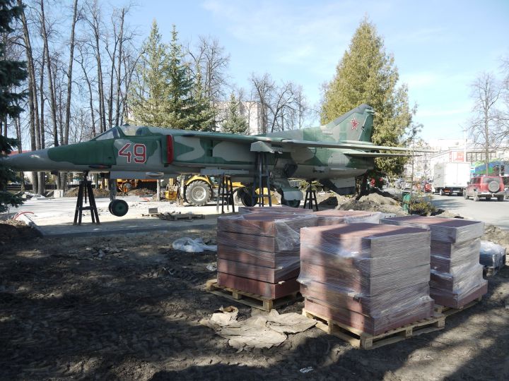 В Зеленодольске продолжается генеральная реконструкция Парка Победы