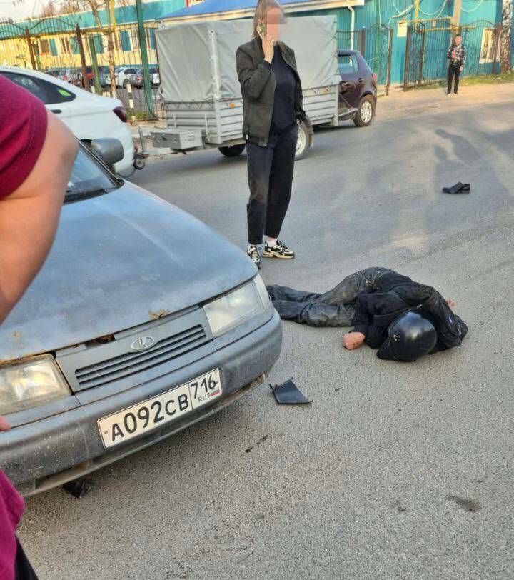61-летний водитель скутера попал под колеса автоледи в Зеленодольском районе