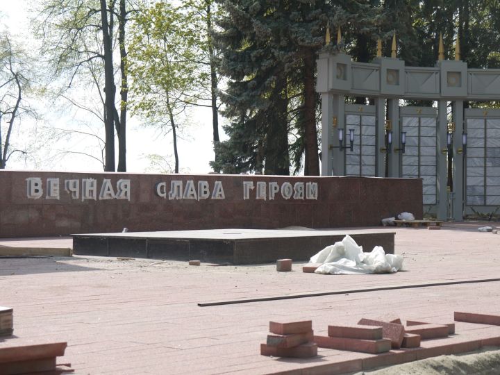 В Зеленодольске к 9 Мая преображается Парк Победы