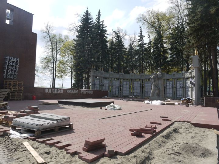 В Зеленодольске к 9 Мая преображается Парк Победы