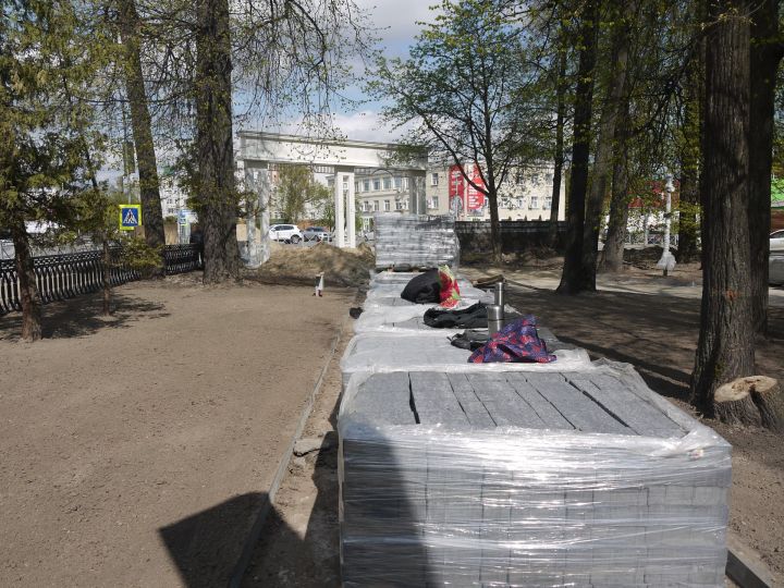 В Зеленодольске к 9 Мая преображается Парк Победы