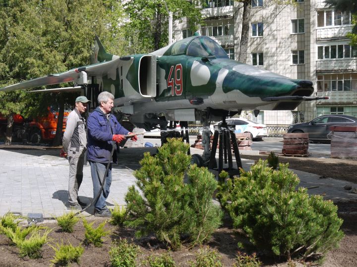 Завершается обновление Парка Победы в Зеленодольске