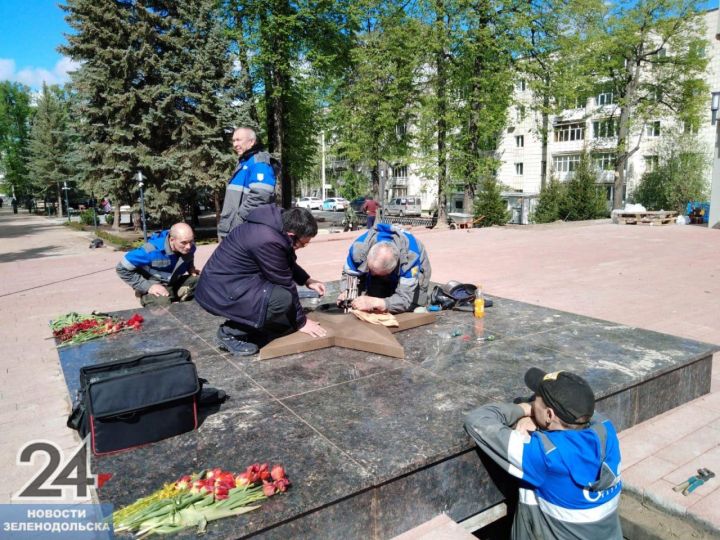 Завершается обновление Парка Победы в Зеленодольске