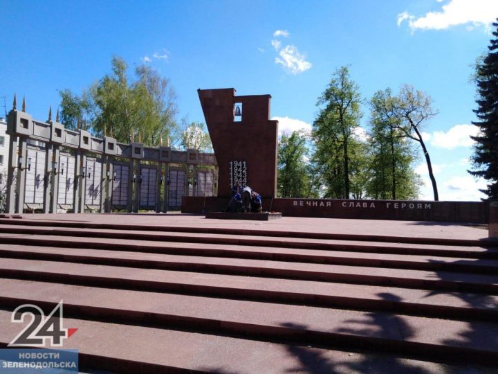 Завершается обновление Парка Победы в Зеленодольске