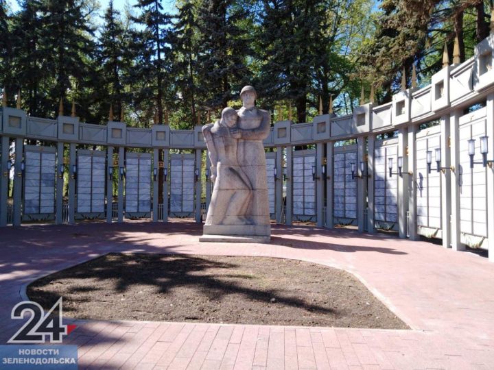Завершается обновление Парка Победы в Зеленодольске