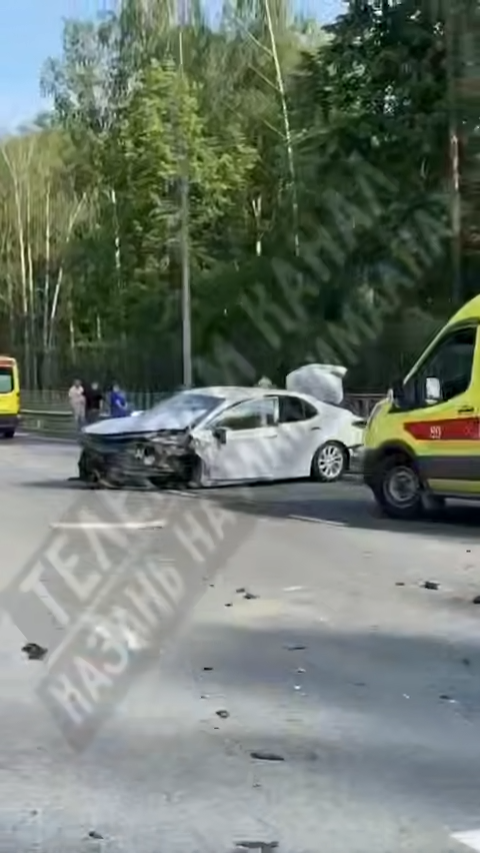 В Татарстане на Горьковском шоссе столкнулись два автомобиля: двухлетний ребенок в больнице