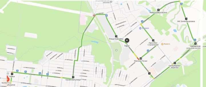С 1 июля в тестовом режиме вносятся изменения в схему движения автобусного маршрута № 6