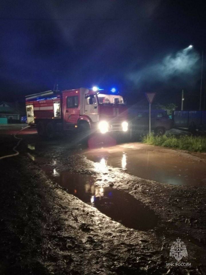 В селе Лениногорского района РТ погибла женщина в пожаре