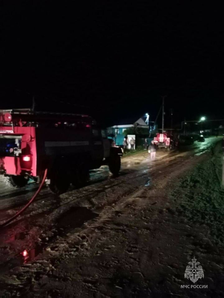 В селе Лениногорского района РТ погибла женщина в пожаре