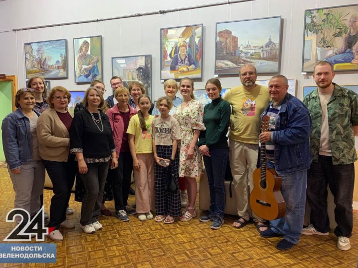 Молодые таланты Зеленодольска: в центральной библиотеке города открылась выставка Катерины Фехер