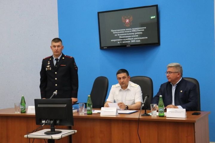 В Зеленодольске представили нового начальника отдела полиции
