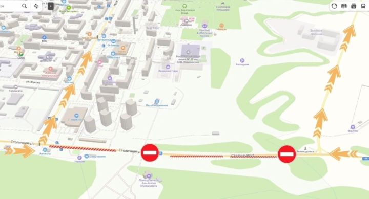 В Зеленодольске перекроют движение на въезде в город со стороны Казани по улице Столичная