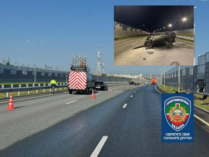 На Вознесенском тракте Казани крупное ДТП: 44-летний водитель госпитализирован