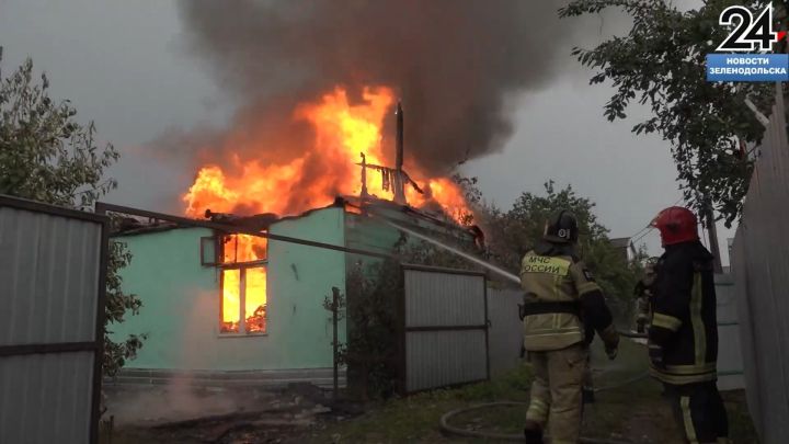В п. Васильево Зеленодольского района произошел пожар в одном из садовых обществ