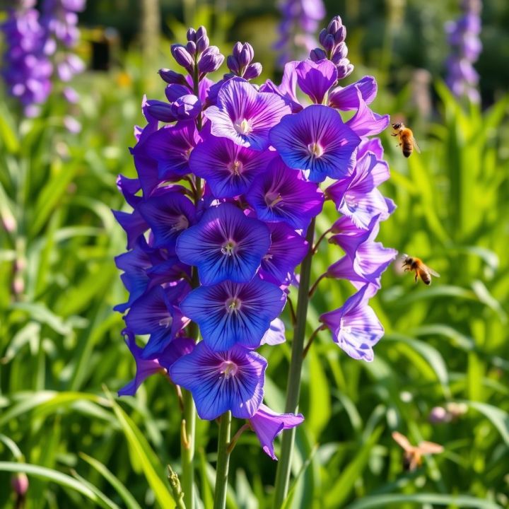 Дельфиниумы: как ухаживать за ними во время цветения