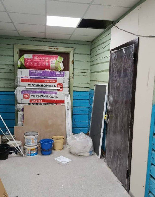 В деревне Паново идёт капремонт фельдшерско-акушерского пункта