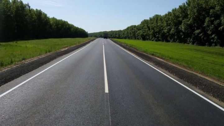 В Татарстане завершился ремонт автомобильной дороги Болгар — Танкеевка в рамках национального проекта
