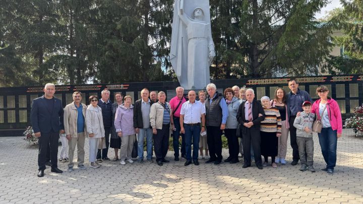 Ветераны Зеленодольского ОМВД познакомились с достопримечательностями Алексеевского района