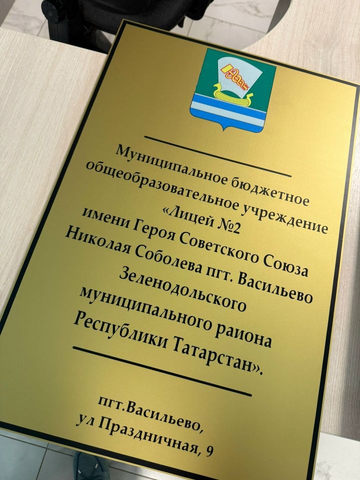 Васильевская школа № 2 преобразована в лицей