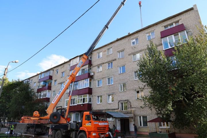 В Зеленодольском районе продолжаются работы по программе капитального ремонта многоквартирных домов